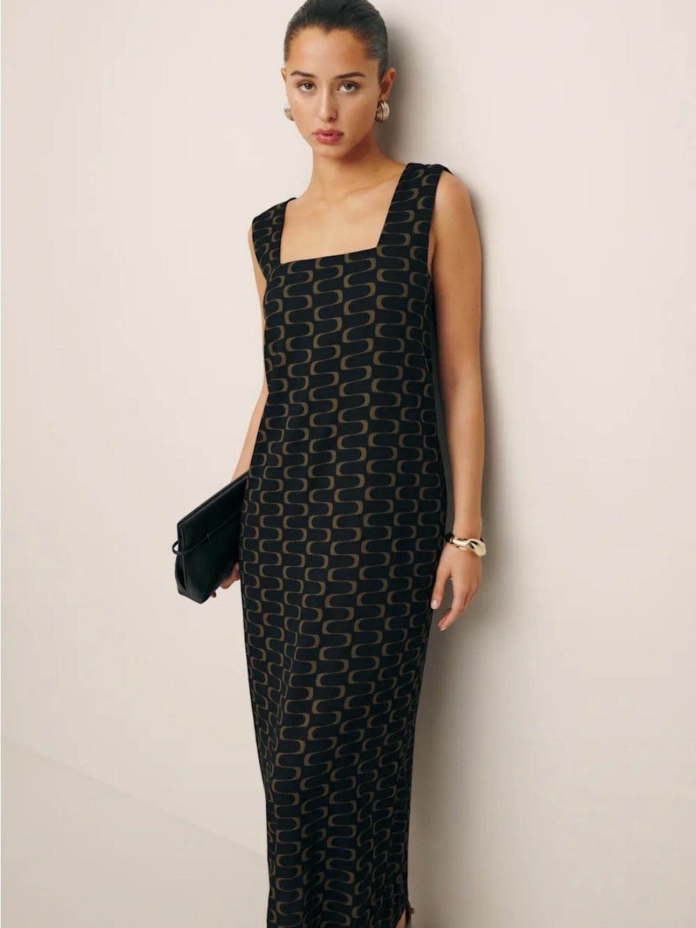 Reformation Vea Dress in Linguini GUC Sz 8